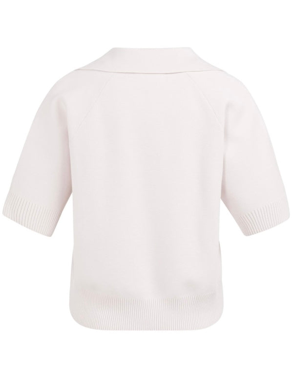 Yaya Trui Korte Mouw Zacht Lila - Peet kleding