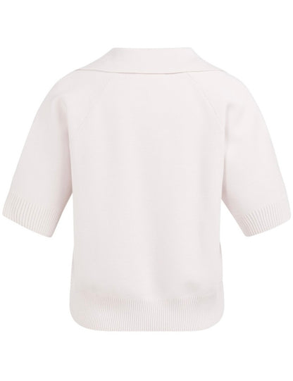 Yaya Trui Korte Mouw Zacht Lila - Peet kleding