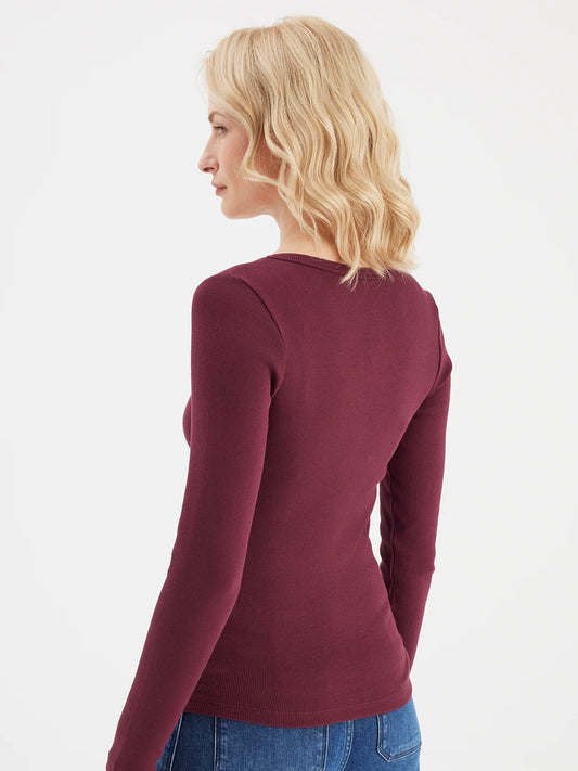 COJ Tee Dora Burgundy