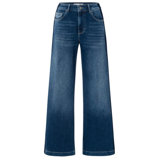 Yaya Wide Jeans Donkerblauw - Peet kleding