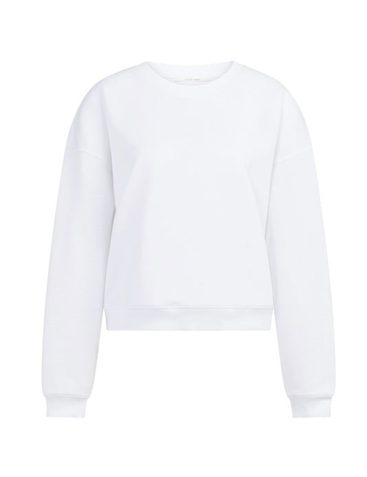 Yaya Sweater Lange Mouwen Wit - Peet kleding