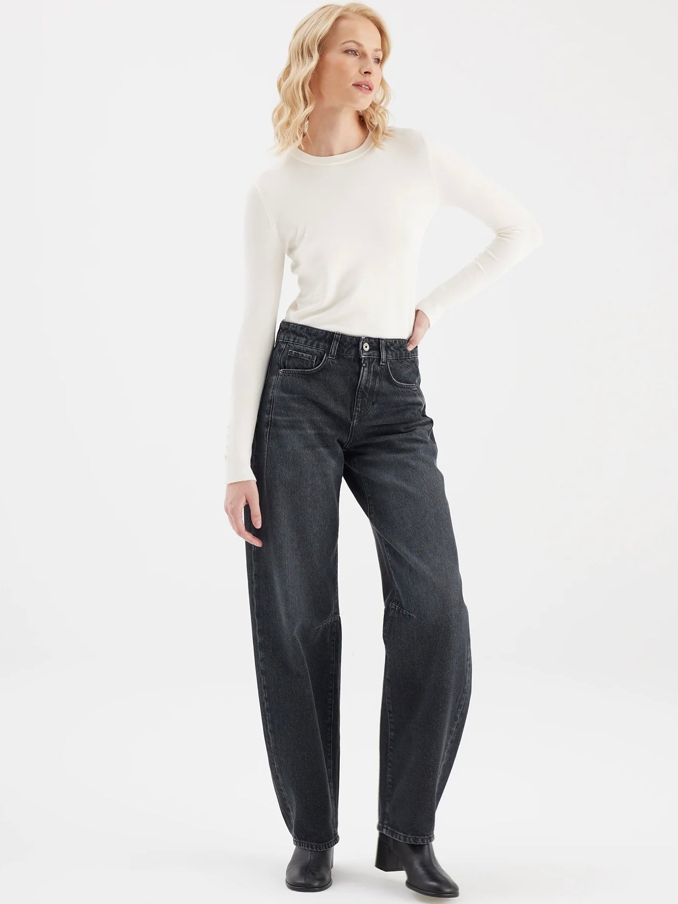 COJ Jeans Clara Black Vintage - Peet kleding