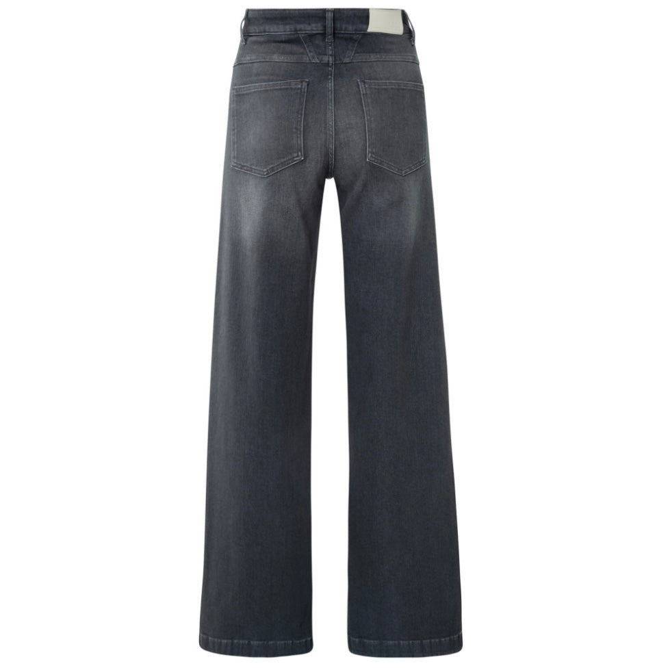 Yaya Wide Jeans Grijs - Peet kleding