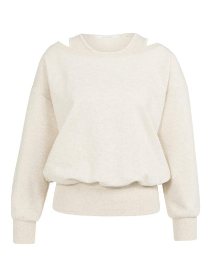 Yaya Sweater Double Ecru Melee - Peet kleding