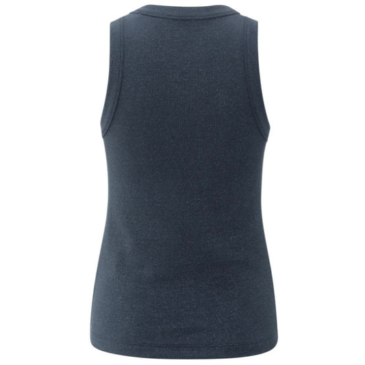 Yaya Singlet Rib Blauw - Peet kleding