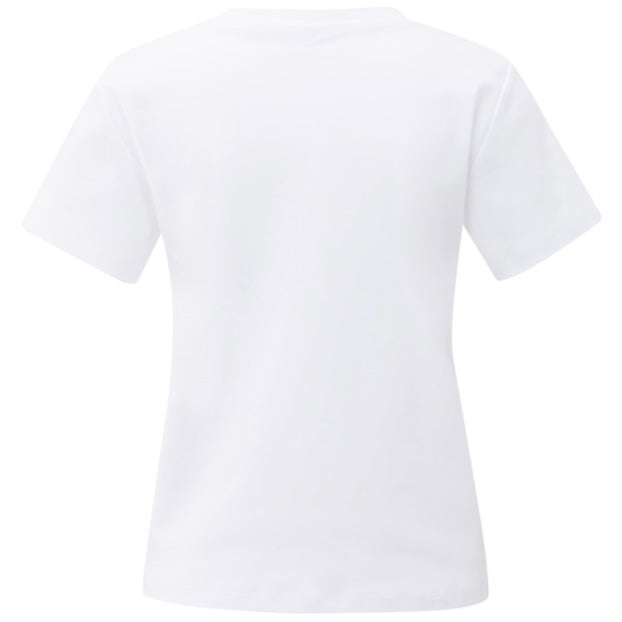 Yaya T-Shirt Stikdetail Wit - Peet kleding
