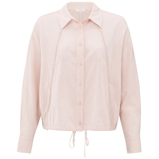 Yaya Blouse Textured Light Pink - Peet kleding