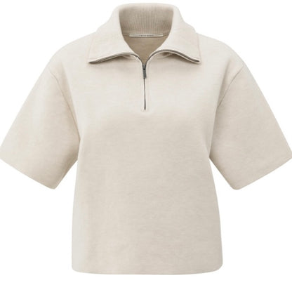 Yaya Korte Mouw Ecru - Peet kleding
