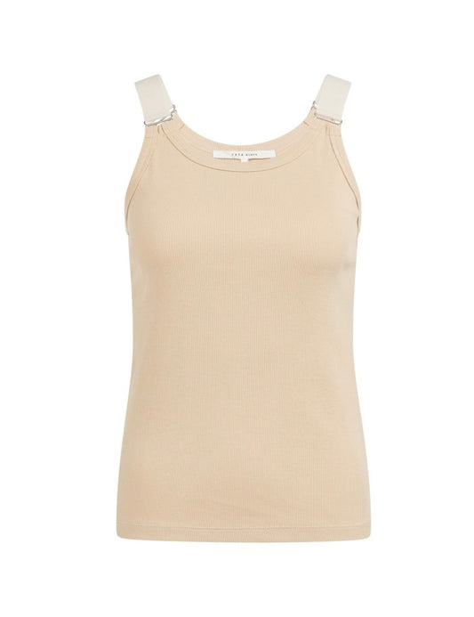 Yaya Singlet Beige - Peet kleding