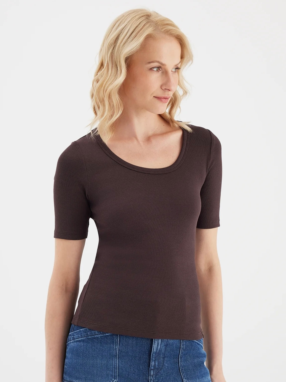 COJ Tee Alina Chocolate Plum