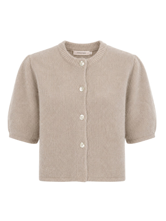 Triple Nine - Alpaca Vest Charlie Zand - Peet kleding