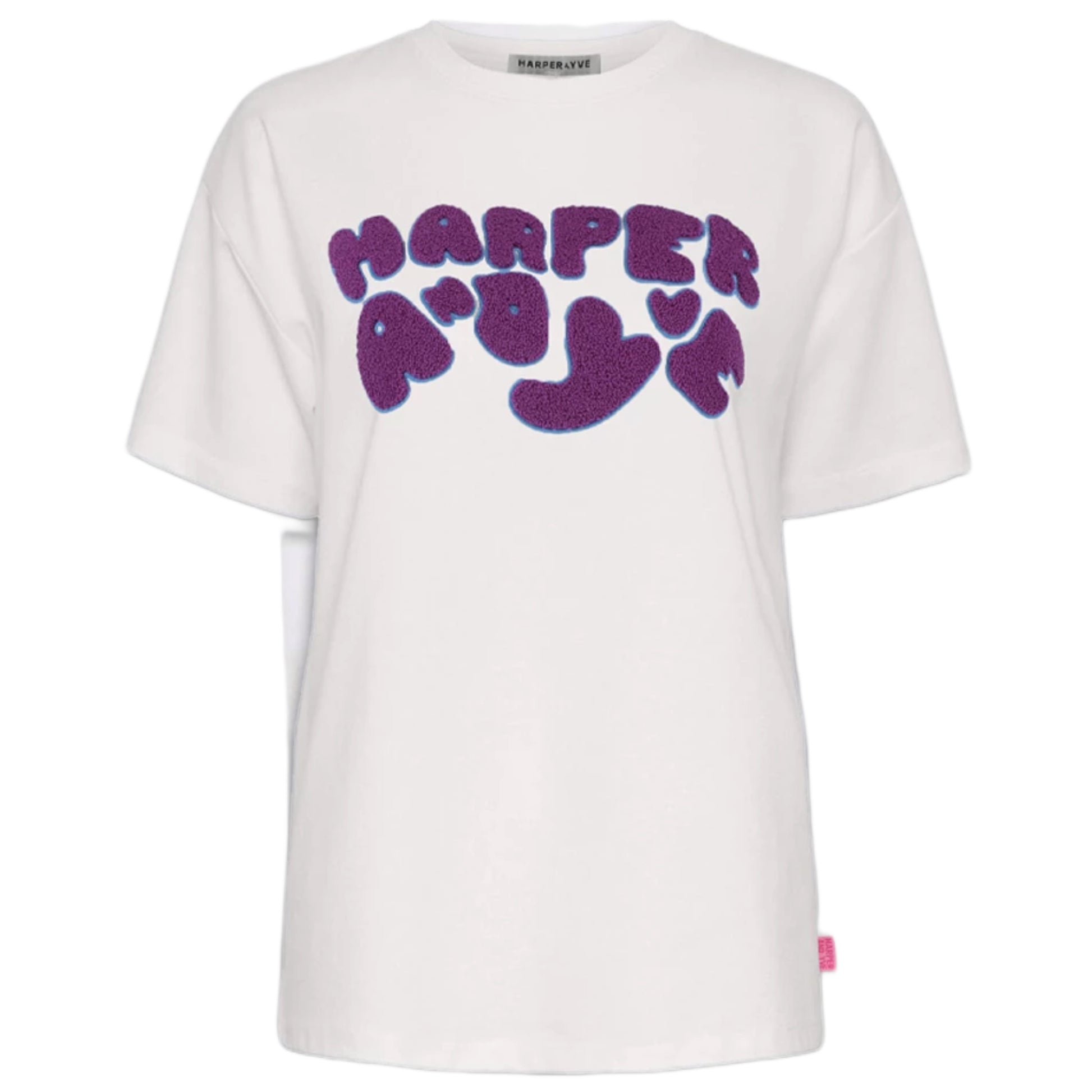 Harper & Yve T-shirt Logo Crème - Peet kleding