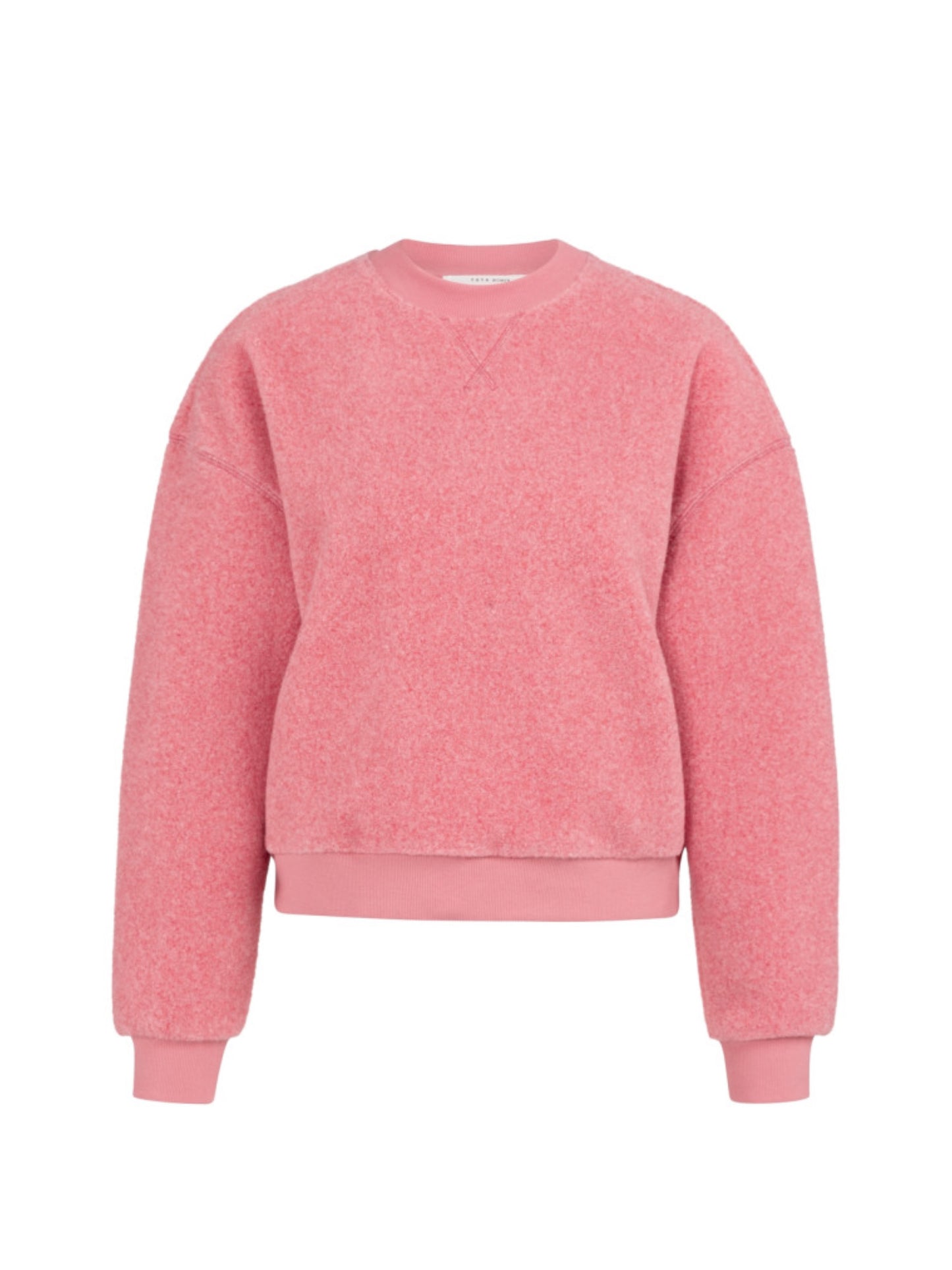 Yaya Teddy Sweater Roze - Peet kleding