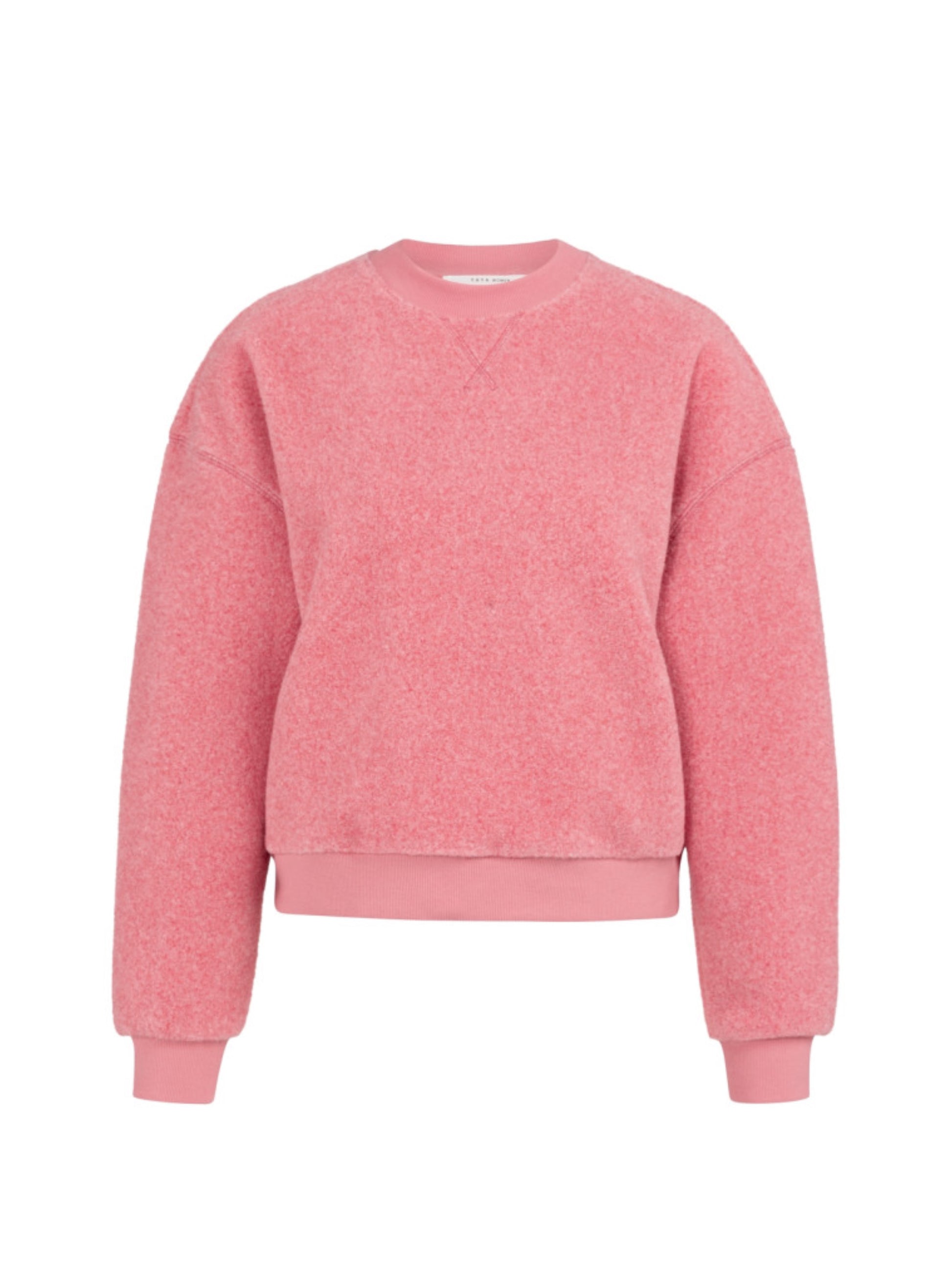 Yaya Teddy Sweater Roze - Peet kleding