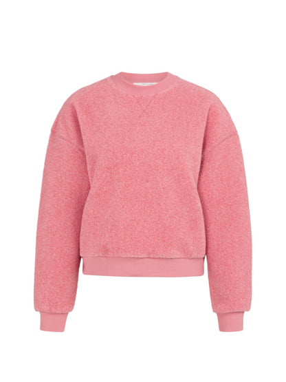 Yaya Teddy Sweater Roze - Peet kleding