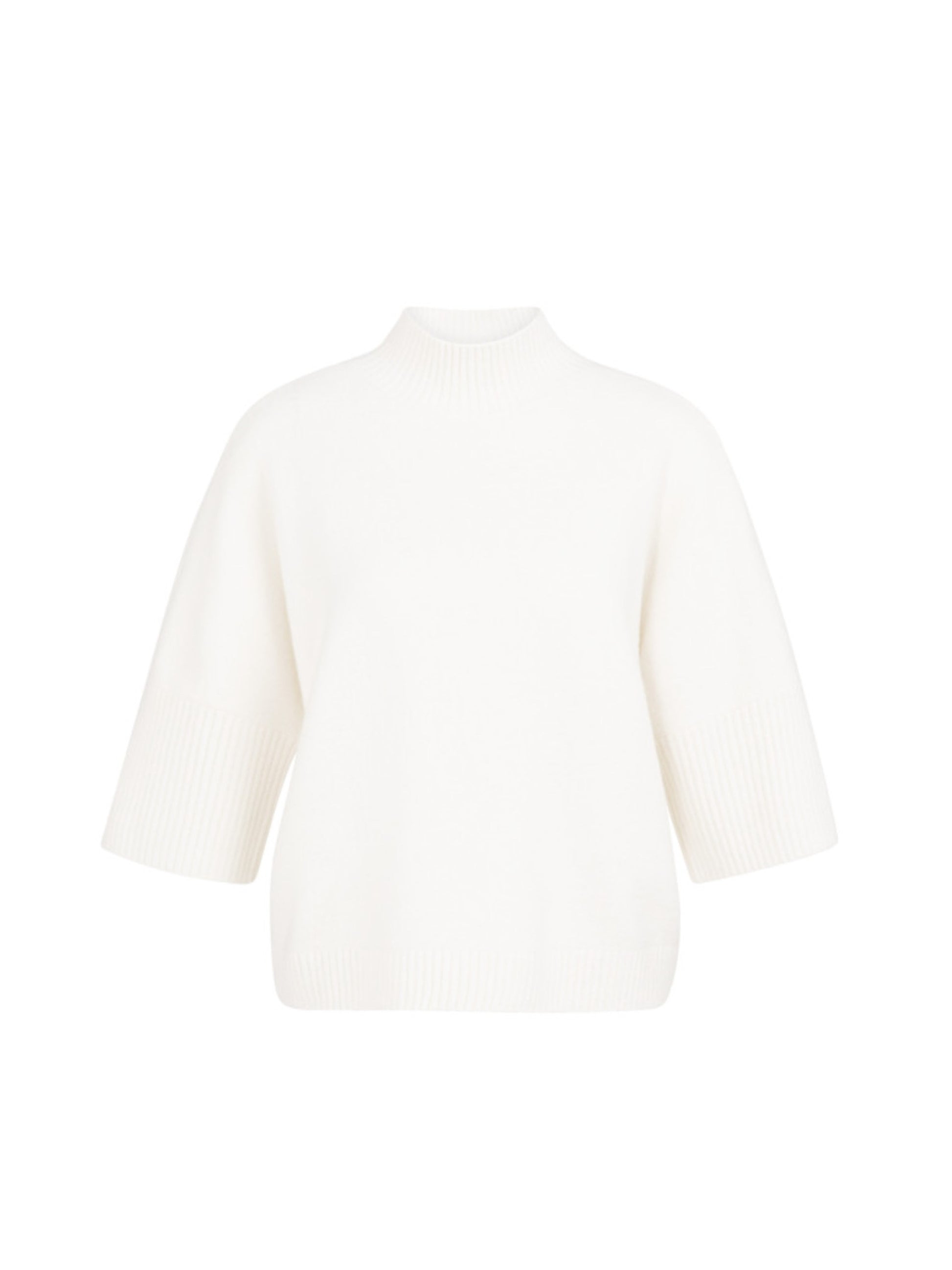 Yaya Turtle Trui 3/4 Offwhite - Peet kleding