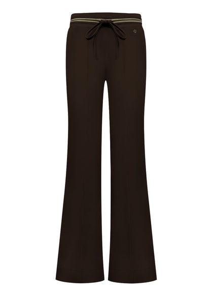 Triple Nine - Travel Broek Anna Donkerbruin - 2304 - Peet kleding