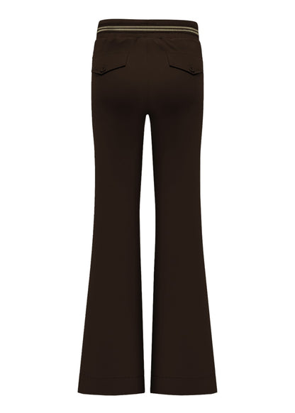 Triple Nine - Travel Broek Anna Donkerbruin - 2304 - Peet kleding