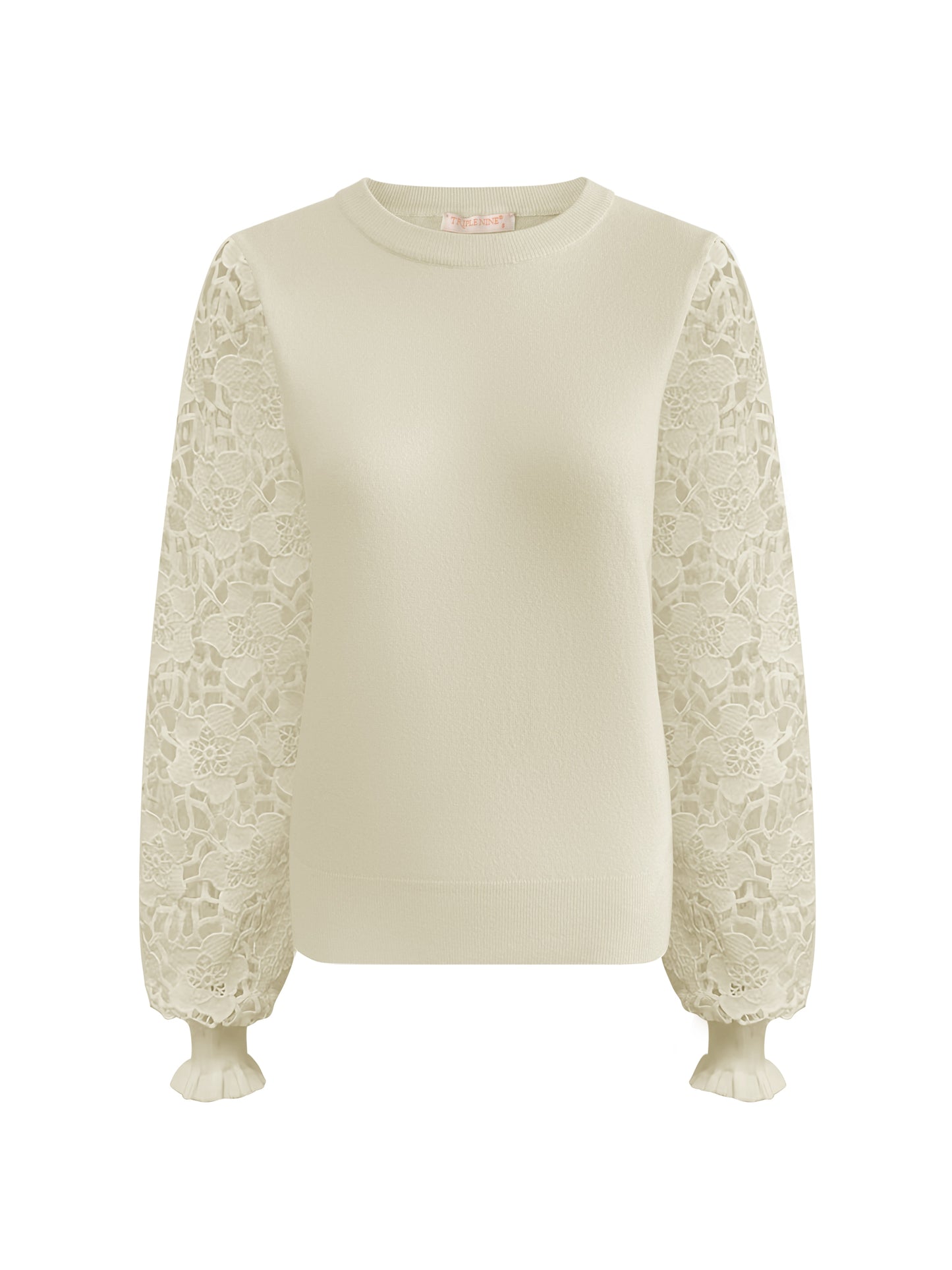 Triple Nine - Trui Louise Creme - 9006 - Peet kleding