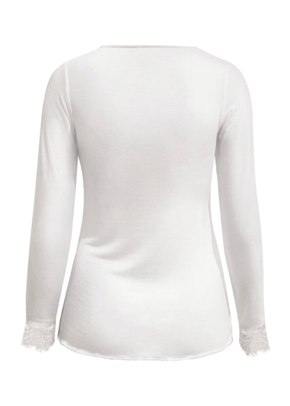 Triple Nine - Cashmere Top Lou Lou Creme - 9003 - Peet kleding