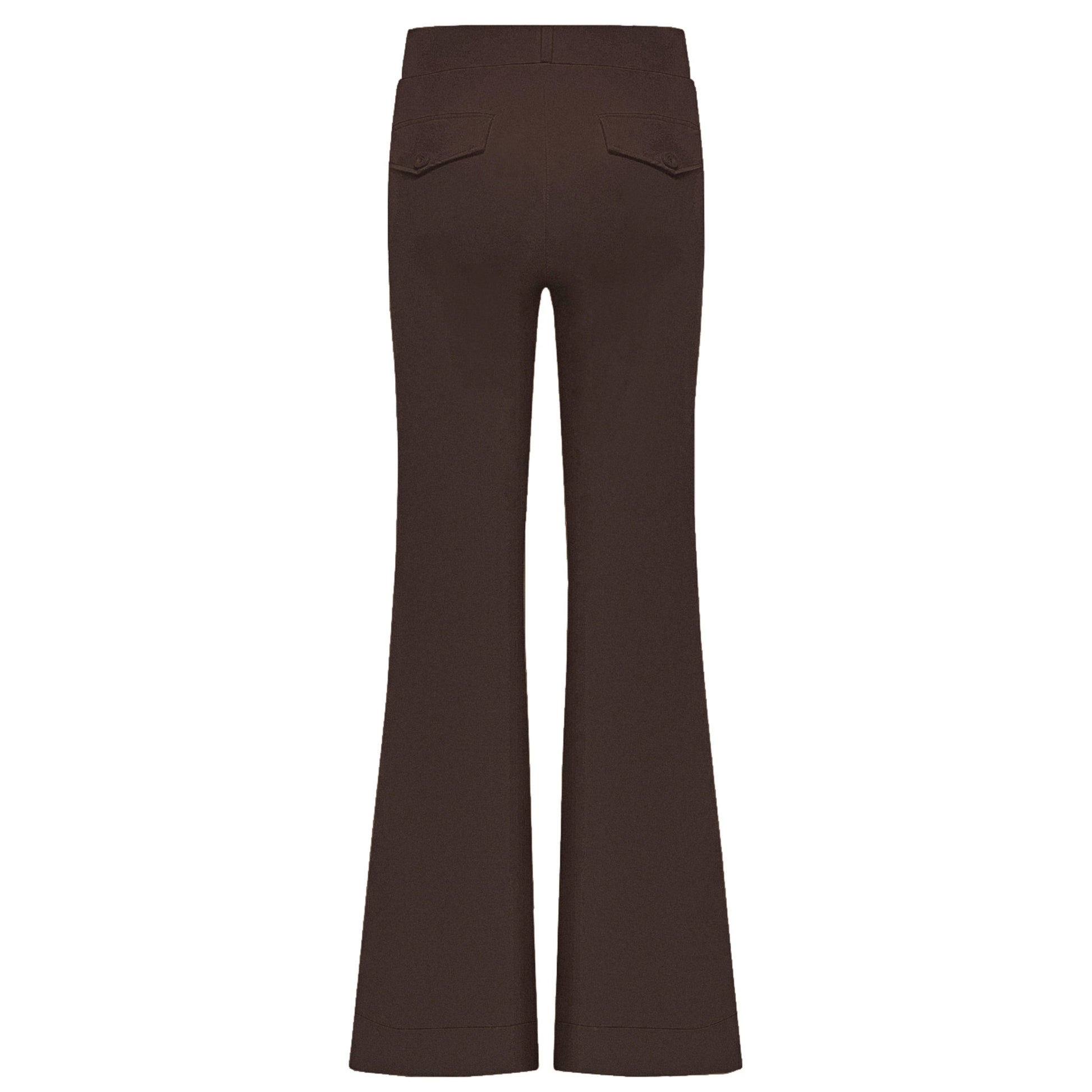 Triple Nine - Travel Broek Fleur Donkerbruin - 2301 - Peet kleding