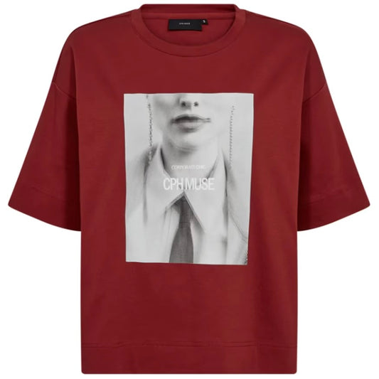 Copenhage Muse Tee Red Pear - Peet kleding