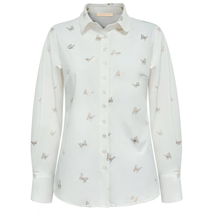Triple Nine - Travel Blouse Eveline Wit - 5927 - Peet kleding