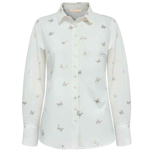 Triple Nine - Travel Blouse Eveline Wit - 5927 - Peet kleding
