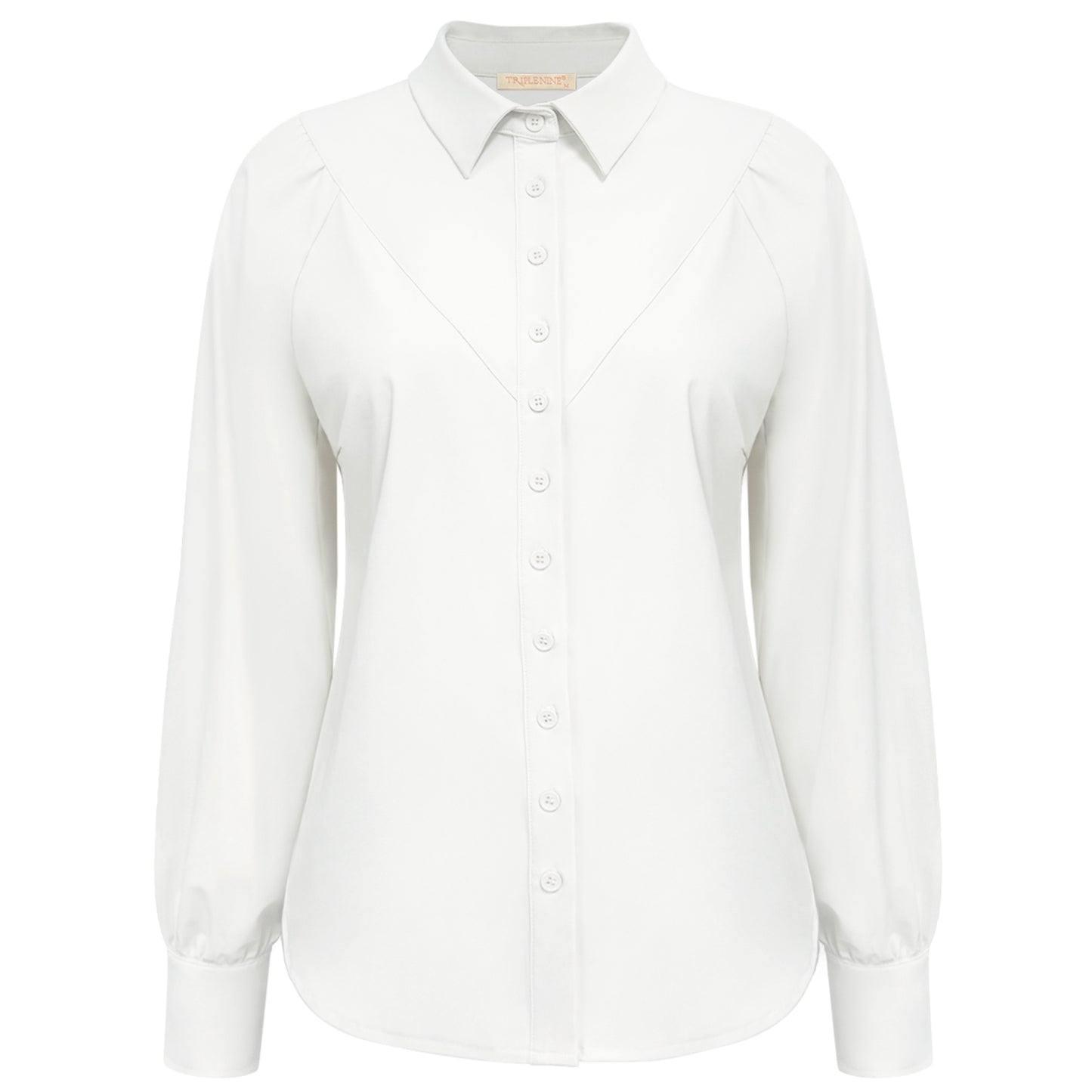 Triple Nine - Travel Blouse Moon Wit - 5919 - Peet kleding
