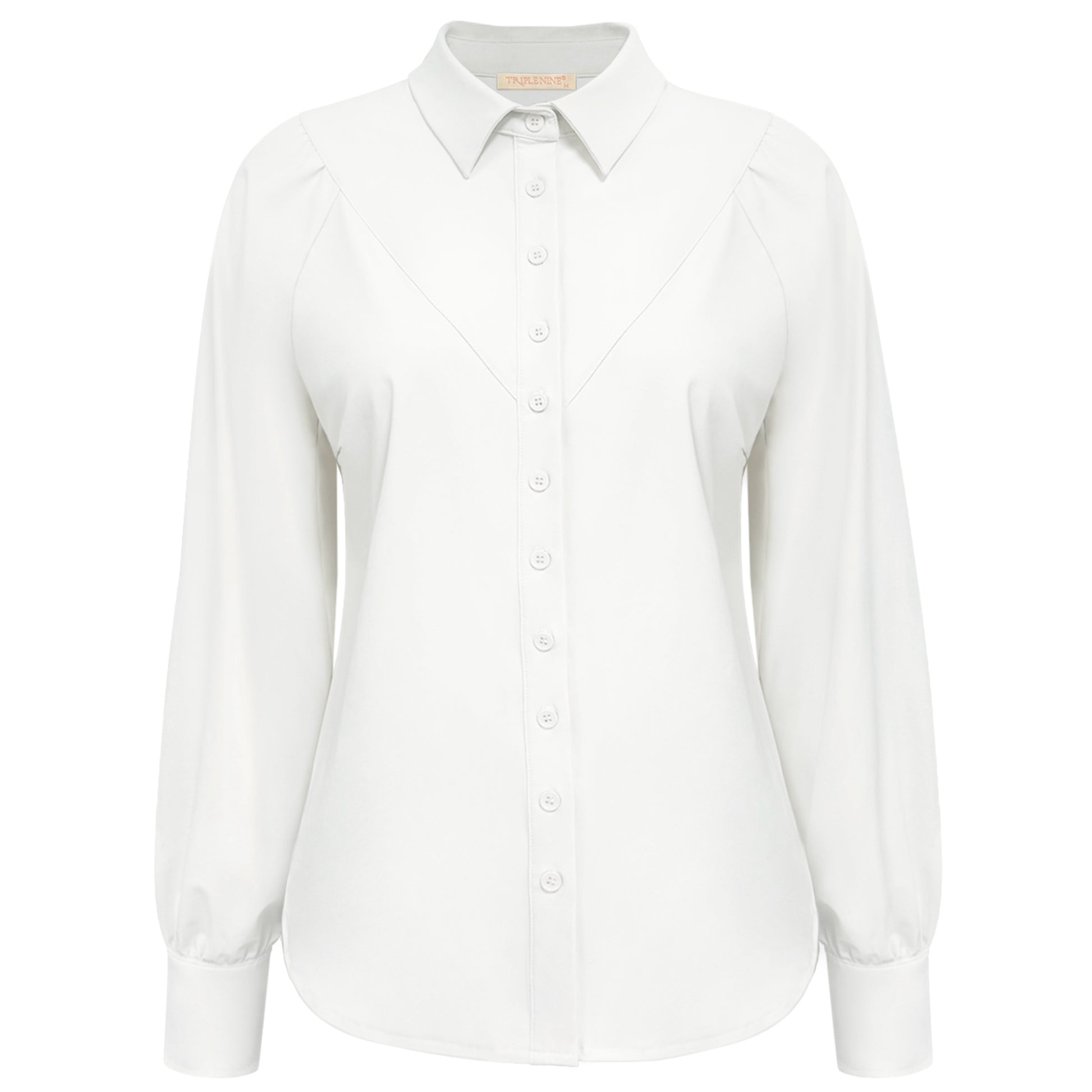 Triple Nine - Travel Blouse Moon Wit - 5919 - Peet kleding