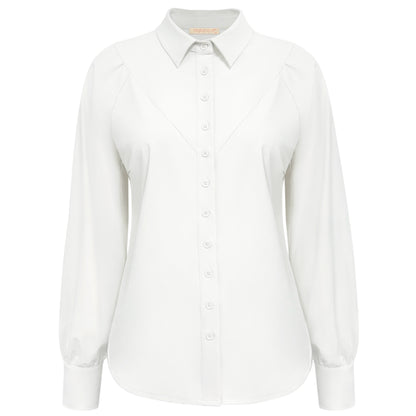 Triple Nine - Travel Blouse Moon Wit - 5919 - Peet kleding