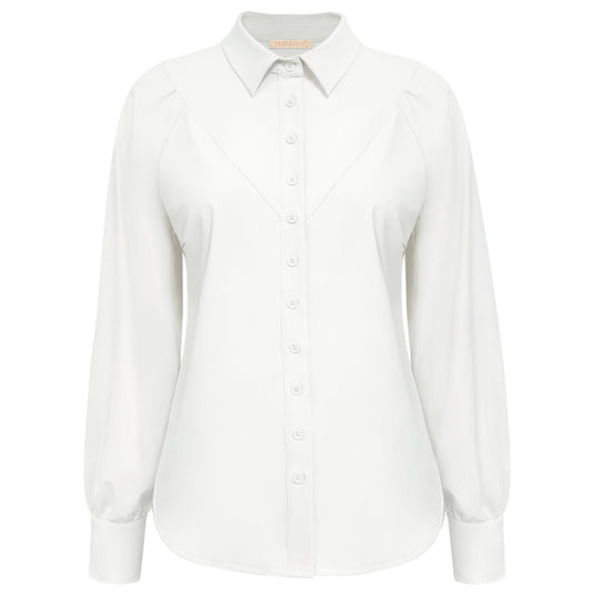 Triple Nine - Travel Blouse Moon Wit - 5919 - Peet kleding