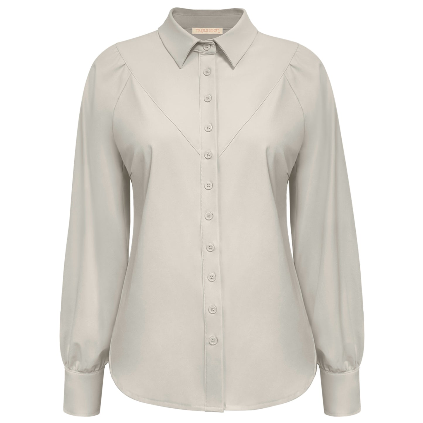 Triple Nine - Travel Blouse Moon Beige - 5919 - Peet kleding