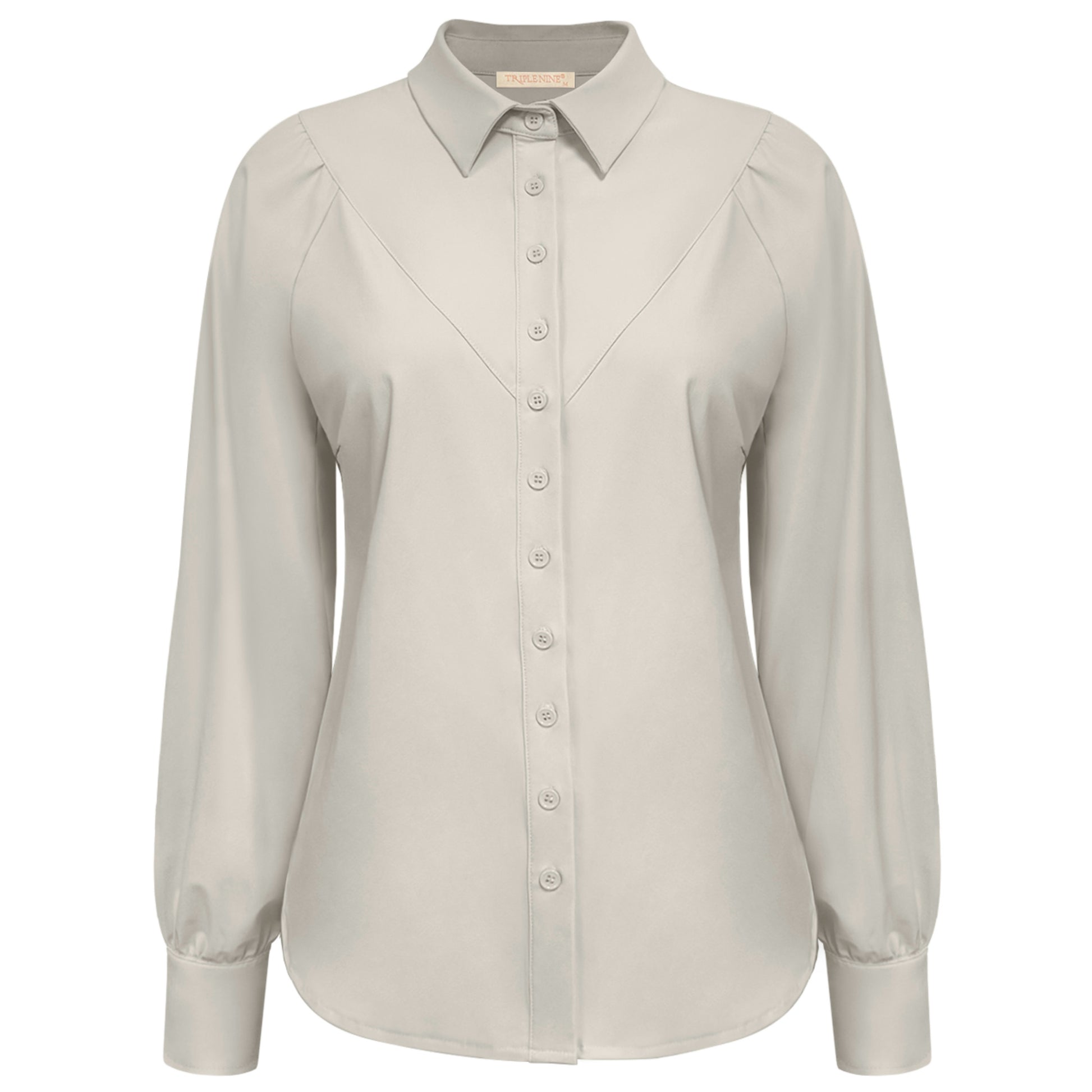Triple Nine - Travel Blouse Moon Beige - 5919 - Peet kleding