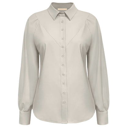 Triple Nine - Travel Blouse Moon Beige - 5919 - Peet kleding