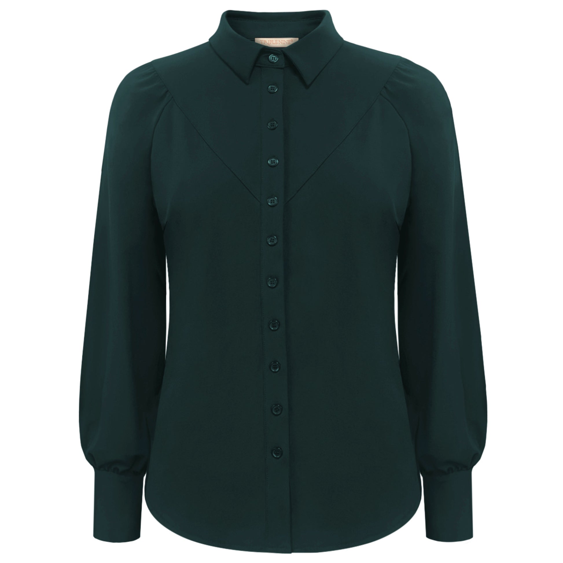 Triple Nine - Travel Blouse Moon Groen - 5919 - Peet kleding