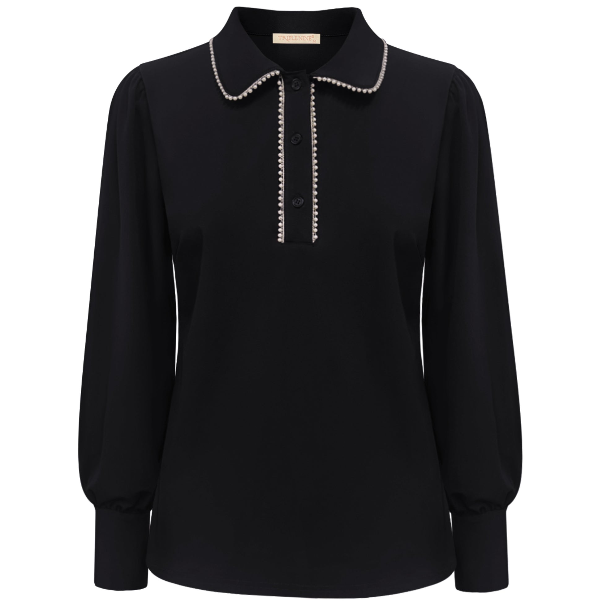 Triple Nine - Travel Top Charme Zwart - 6926 - Peet kleding