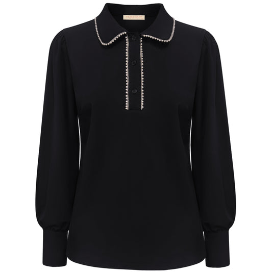 Triple Nine - Travel Top Charme Zwart - 6926 - Peet kleding