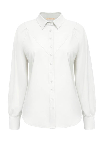 Triple Nine - Travel Blouse Moon Wit - 5919 - Peet kleding