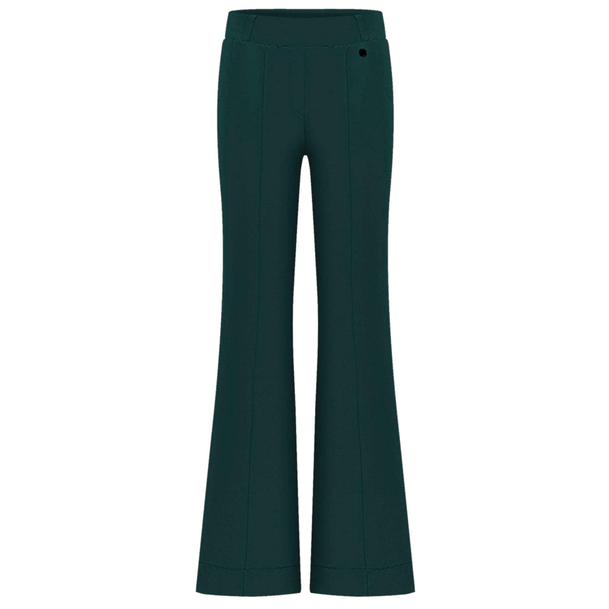 Triple Nine - Travel Broek Fleur Groen - 2301 - Peet kleding