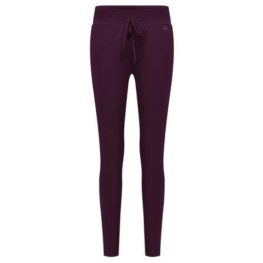Triple Nine - Travel Broek Fenna Aubergine - 2101 - Peet kleding