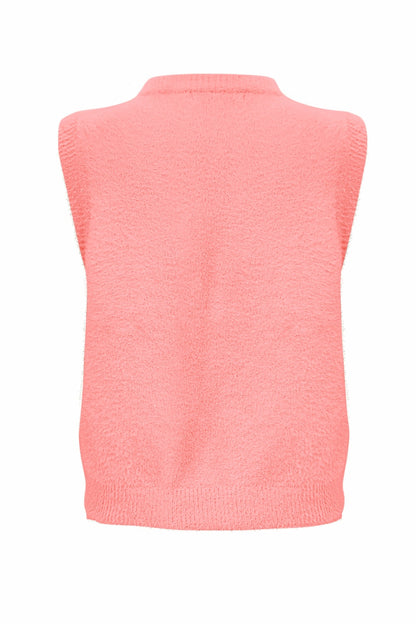 Triple Nine - Fluffy Gilet Inky Koraal - 9001 - Peet kleding