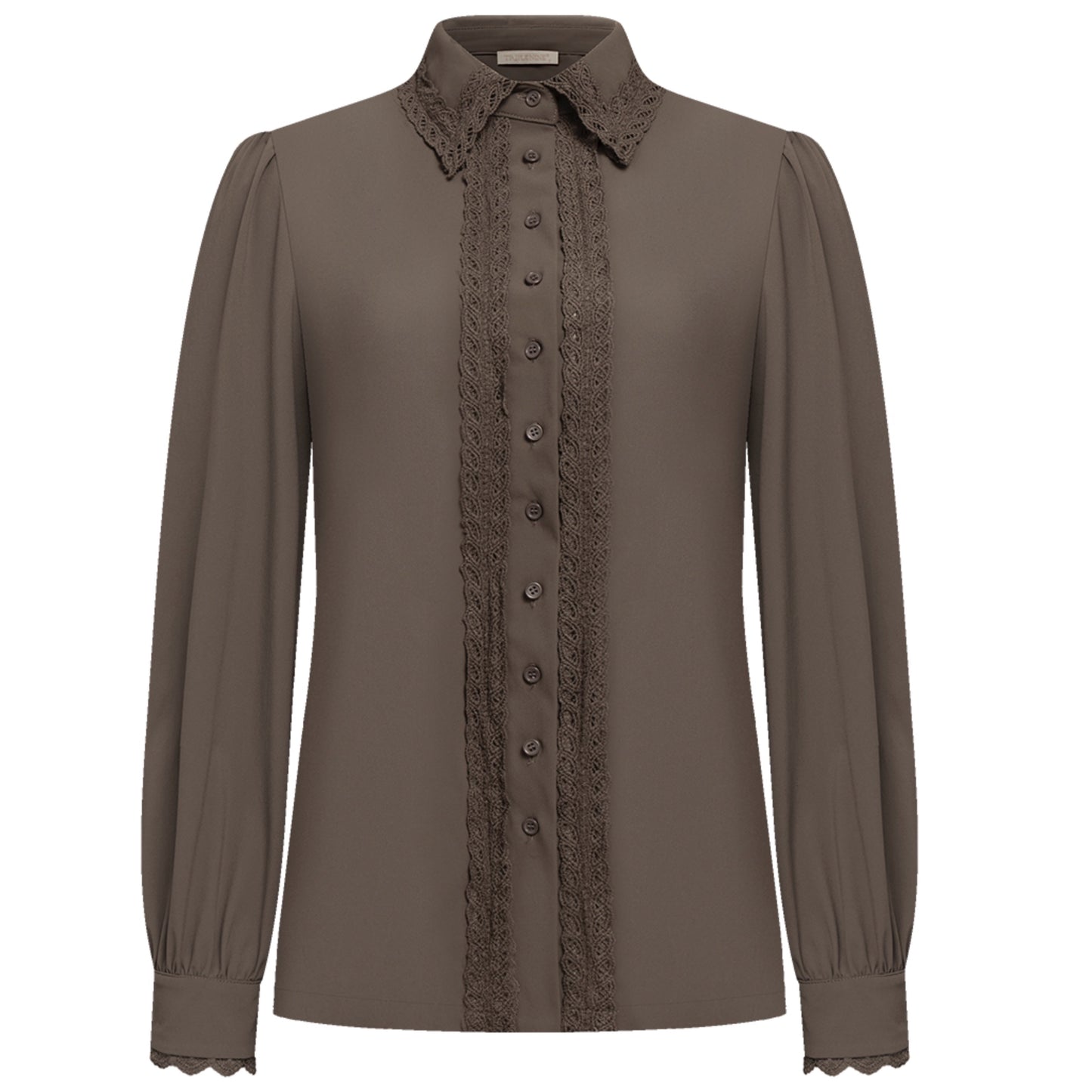 Triple Nine - Travel Blouse Coco Taupe -1103 - Peet kleding