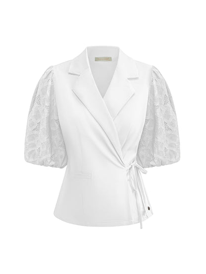 Triple Nine Travel Blazer Luay Wit - 3909 - Peet kleding