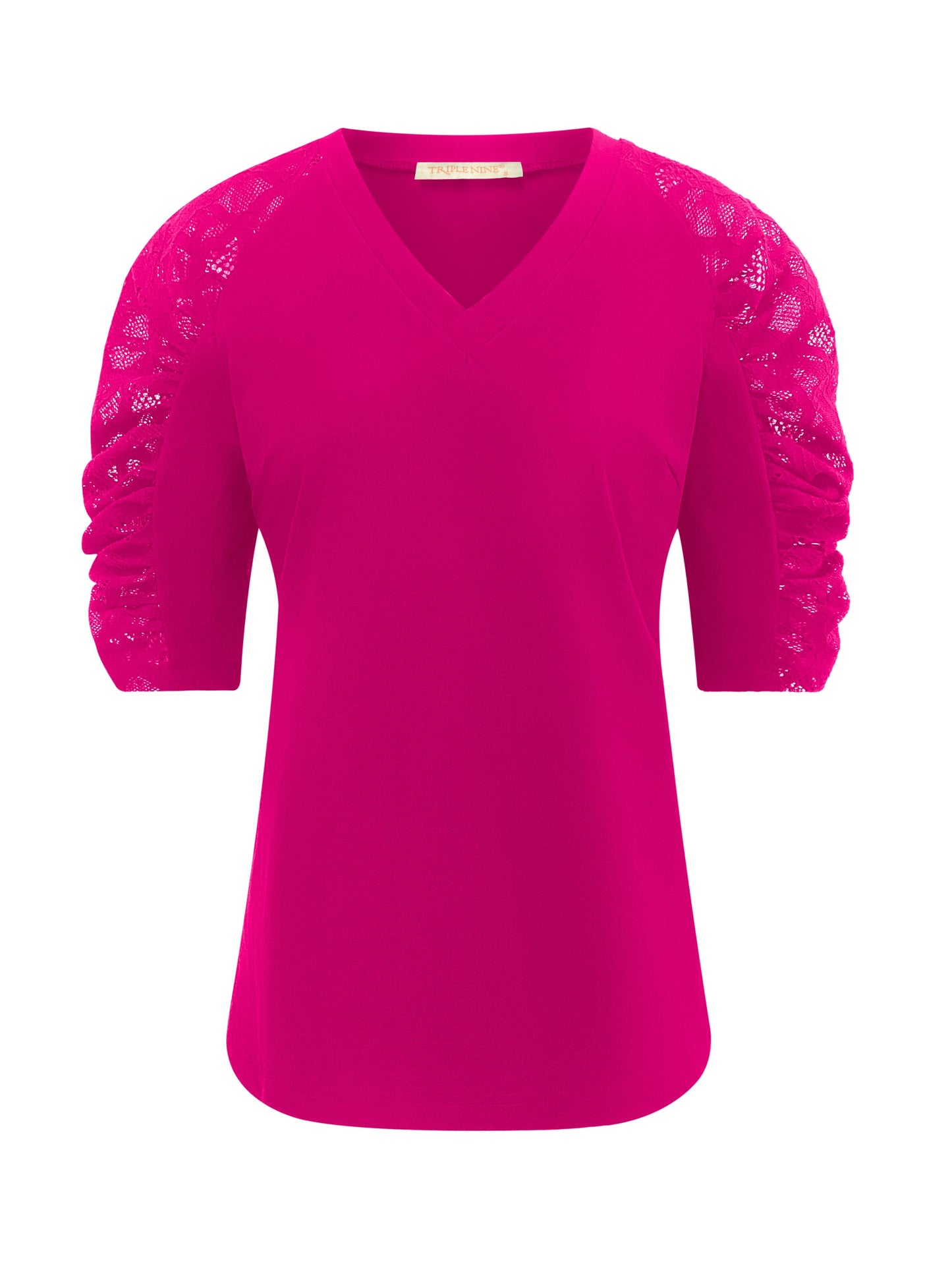 Triple Nine Travel Top Ruth Fuchsia - 6949 - Peet kleding