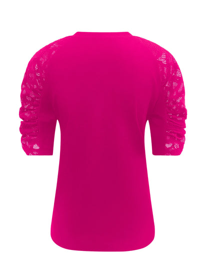 Triple Nine Travel Top Ruth Fuchsia - 6949 - Peet kleding