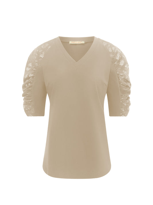 Triple Nine Travel Top Ruth Beige - 6949 - Peet kleding