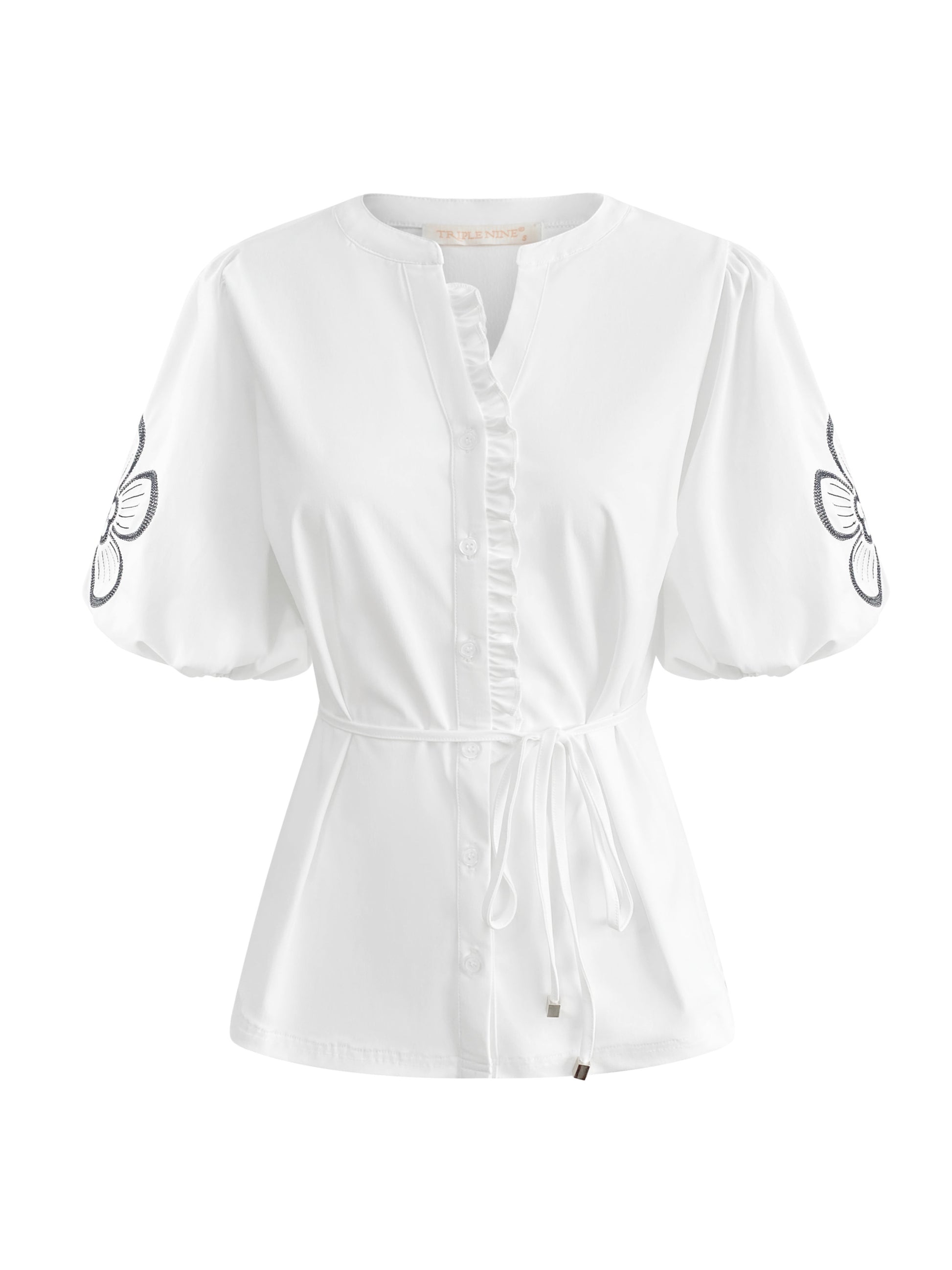 Triple Nine Travel Blouse Yana Wit - 5943 - Peet kleding