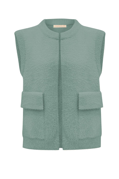 Triple Nine - Fluffy Gilet Inky Salie - 9001 - Peet kleding