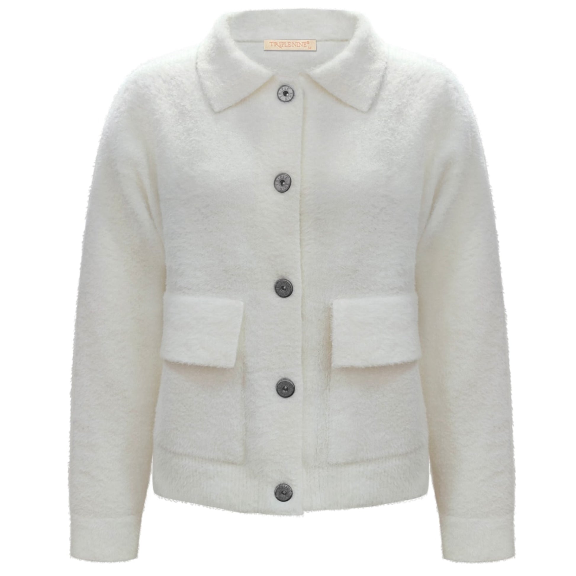 Triple Nine - Fluffy Vest Benchi Creme - 9002 - Peet kleding
